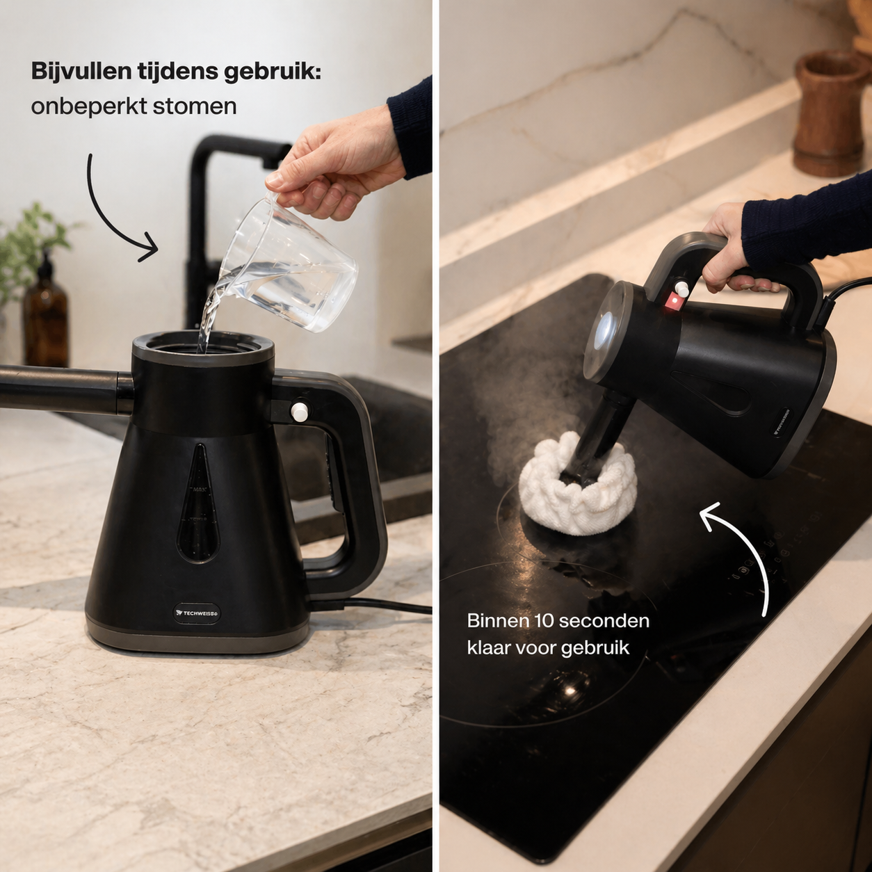 Pulitore a vapore portatile TS Compact