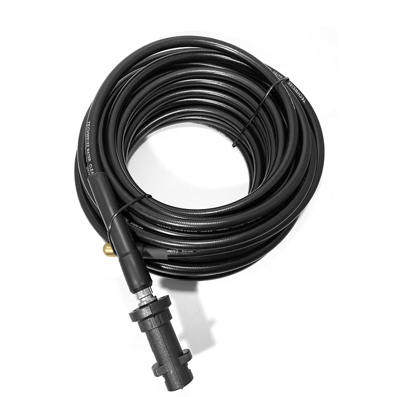 Sewer hose 15A with backward spray jets