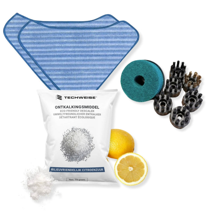 Accessories bundle TS2: additional brushes, descaler & mop cloths