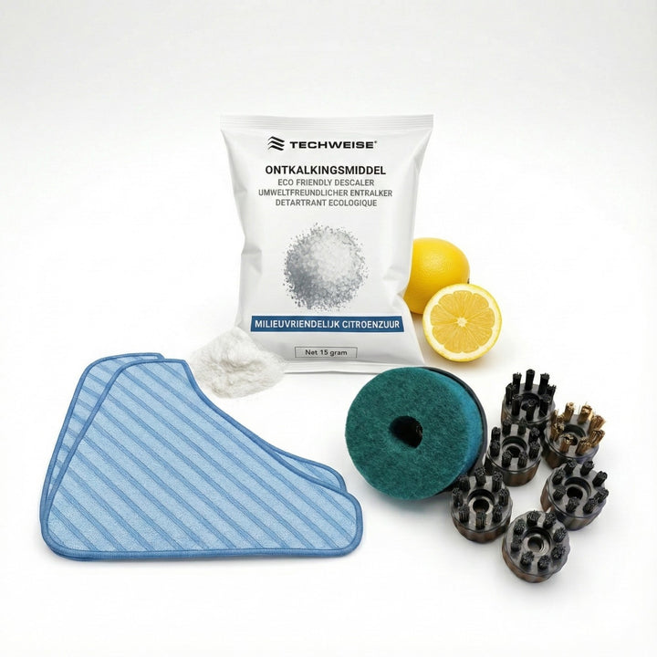 Accessories bundle TS1: additional brushes, descaler & mop cloths